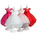 KYAIGUO Tutu Dress for Girls Flower Tulle Princess Prom Dresses Bridesmaid Ball Gown Wedding Tulle Dresses 4-12 Years