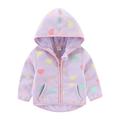 HIBRO Girls 4t Winter Clothes Girls Baby Winter Hooded Boys Jackets Warm Coats Sweatshirt Kids Cartoon Girls Coat&jacket