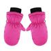 TAIAOJING Kids Ski Gloves Baby Toddler Skiing Winter Mittens Toddler Mittens Snow Gloves Boys For Girls Waterproof Gloves Mittens