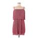 Forever 21 Casual Dress - Mini Square Sleeveless: Red Dresses - Women's Size Medium
