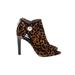 Louise Et Cie Heels: Brown Leopard Print Shoes - Women's Size 5 - Peep Toe