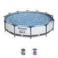 Lay-Z-Spa Bestway Steel Pro 366cm x 76cm - 6473 L - Framed pool -...