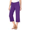 Plus Size Women's Capri Stretch Jean by Woman Within in Purple Orchid (Size 36 W)