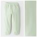 Zara Bottoms | Nwt. Zara Kids Light Green Zara Plush Jogging Pants. Size 10. | Color: Green | Size: 10g