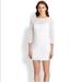 Lilly Pulitzer Dresses | Lilly Pulitzer Resort White Topanga Crochet Boatneck 3/4 Sleeve Lace Shift Dress | Color: White | Size: M