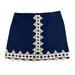 Lilly Pulitzer Skirts | Lilly Pulitzer Vintage Navy Blue & White Crochet Lace Mini Dress - 4 | Color: Blue/White | Size: 4