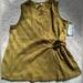 Nine West Tops | Nine West Sleeveless Top Shirt | Color: Green/Yellow | Size: M