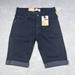 Levi's Bottoms | Levi's 511 Shorts Youth Boys Size 14 Black Reg Slim Stretch Denim Dark Wash Nwt | Color: Black | Size: 14b