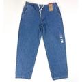 Levi's Jeans | Levis Stay Loose Boxer Taper Mens Size Xl Blue Cotton Hemp Jeans Drawstrings | Color: Blue | Size: 38
