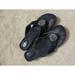 Giani Bernini Shoes | Giani Bernini Black And Silver Hacienda Thong Sandal Flip Flops Size 6.5 | Color: Black/Silver | Size: 6.5