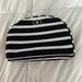 Kate Spade Bags | Kate Spade Wrapped Tag Black White Dome Nylon Makeup Case Wrapped Med | Color: Black/White | Size: Os