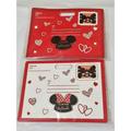 Disney Jewelry | 2 Disney Valentines Day I'll Be Your Mickey & Minnie Trading Pin Official | Color: Black/White | Size: Os