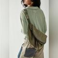 Free People Bags | Free People At Ease Embellished Sling Bag Crossbody Bag New | Color: Green/Purple | Size: Os