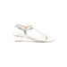 Jewel Badgley MIschka Wedges: Silver Shoes - Women's Size 9 1/2 - Open Toe