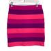 Lilly Pulitzer Skirts | Lilly Pulitzer Women's Skirt Pencil Striped Stretch Pink Purple Size M | Color: Pink/Purple | Size: M