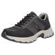 Sneaker RIEKER Gr. 43, schwarz (schwarz, grau) Herren Schuhe Schnürhalbschuhe