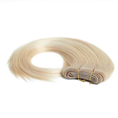 hair2heart Tresse Extensions Echthaar #10/1 Hell-Lichtblond Asch 100g 60cm Nude Damen Image