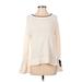 Ann Taylor LOFT Pullover Sweater: Ivory Tops - Women's Size Small