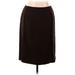 Tahari Casual Skirt: Brown Solid Bottoms - Women's Size 14