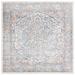 Blue/Gray Square 6'7" Area Rug - One Allium Way® Oriental Machine Woven Rectangle 8' x 10' Polypropylene Area Rug in Gray/Blue | Wayfair