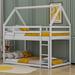 Berngar Twin over Twin Futon Bunk Bed by Harper Orchard, Wood in White | 70.8 H x 41.6 W x 77.3 D in | Wayfair 316B474B871D48699592F1911A5B0165