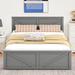 Red Barrel Studio® Taylour Platform Storage Bed Wood in Gray | 38.71 H x 63.81 W x 81.91 D in | Wayfair EBB3F7C69DEC4A7D9D9E5823CEA919DC