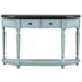 Alcott Hill® Cherrington 52" Console Table Wood in Blue | 33.4 H x 52 W x 12.6 D in | Wayfair 314B7F4C389D4F63B3E4C284FE832B2A