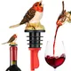 Bouchon de bouteille verseur de vin en alliage de zinc 2 en 1 oiseau coloré bec verseur de vin