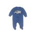 Carter's Long Sleeve Outfit: Blue Zebra Print Bottoms - Size 3 Month