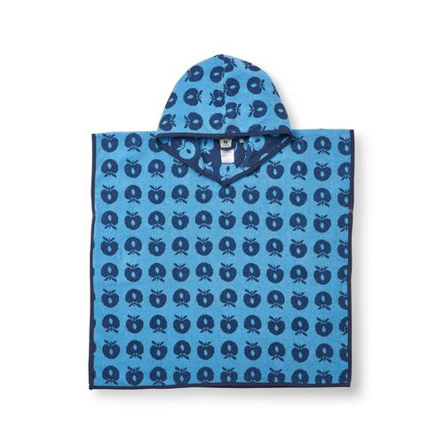 Småfolk Badeponcho Kinder blau, S