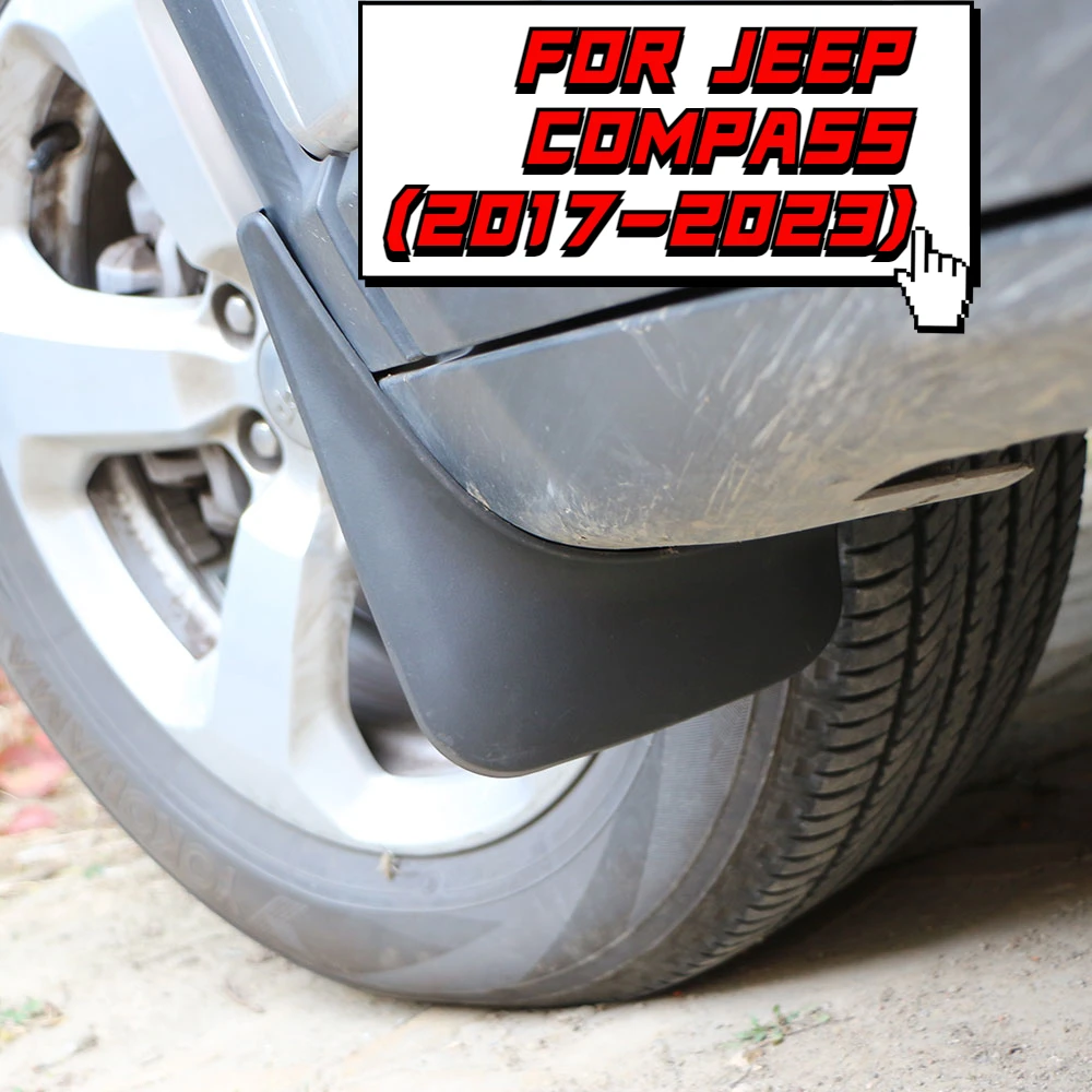 Kotflügel für Jeep Kompass 2015-2018 vorne hinten 4 stücke Schmutz fänger Kotflügel Autozubehör Auto Styline Spritz schutz Kotflügel Image