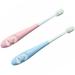 2 Pcs Toothbrush Oral Care Infant Toddler Toothbrushes Miniature Pp Kid for Kids Teether Baby Nursing Child