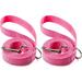 2-Pack Reflective Dog Leash 6ft - Nylon Dog Leashes for Small Dogs Medium Dogs Large Dogs Puppy Cats - 6ft Training Leash with D Ring (Pink 5/8 X 6FT(2-Pack))