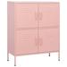 vidaXL Storage Cabinet Freestanding File Cabinet with Shelves for Office Steel