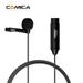 COMICA Omnidirectional Lavalier Lapel Microphone CVM-V02O Condenser Mic with XLR Plug 48V Phantom Power Compatible for Camcorders Video Recording