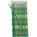 Baseball Sport Theme #2 Lead Wooden 7.5 Inches Pencils (24 Pack) Party Favor Bags For Birthday Party School Student Incentive Rewards Goody Bag Multicolor (12 Pack)