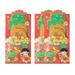 koolsoo 3 Pieces New Year Red Envelopes Red Packets Hongbao Practical Lightweight Hong Bao Chinese Lucky Money Envelopes for Holidays Girl