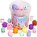 Paaisye Animals 24Pcs Decompression Toys Stress Relief Toys Animals Random Party Favour Toys With Storage Box Toy For Kids