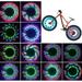 Bike Wheel Lights (1 Tire Pack) - Waterproof LED Bicycle Spoke Lights Safety Tire Lights - 32 Different Patterns Change