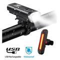 1200 Lumens Bike Lights Front and Back USB Rechargeable Bicycle Light Super Bright LED Bike Lights for Night Riding Waterproof