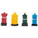 4 Pcs Dollhouse Mailbox Houses Mini Tiny Decorations Toys Miniature Mailboxes Accessories