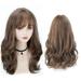 Wigs for Women Wig Female Long Hair Round Face Fluffy Full Head Set Long Curly Hair Set 25 inch