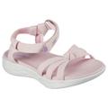 Skechers Girls On-the-GO 600 Sandals in Light Pink, Size 12 | Textile, Machine Washable