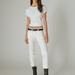 Lucky Brand Sweet Crop - Women's Pants Denim Cropped Jeans in Bright White, Size 24