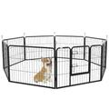 Dog Playpen Puppy Pen Rabbit Run Pet Pen Indoor Outdoor 80 x 60Hcm