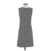 Adam Lippes Collective Casual Dress - A-Line: Gray Houndstooth Dresses - Women's Size 4