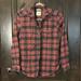 American Eagle Outfitters Tops | American Eagle Ahh-Mazing Soft Boyfriend Fit Flannel, Size Xs | Color: Brown/Pink | Size: Xs