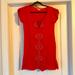 American Eagle Outfitters Dresses | American Eagle Outfitters Y2k Red Dress With Slip | Color: Red | Size: Xs