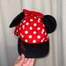 Disney Accessories | Disneyland Minnie Mouse Hat New | Color: Black/Red | Size: Os