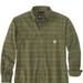 Carhartt Shirts | Carhartt Men's 105433 Loose Fit Midweight Chambray Long-Sleeve Plaid Shirts M | Color: Green | Size: Various